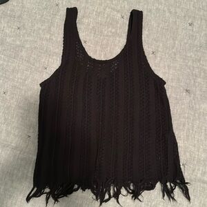 Topshop crop sweater tank